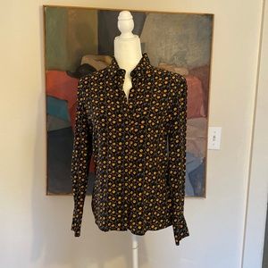 Marimekko Mini Unikko Print. Silk. Size 36 Euro, 6 US. EUC.